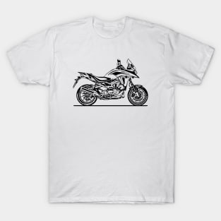 VFR800X Motorcycle Sketch Art T-Shirt